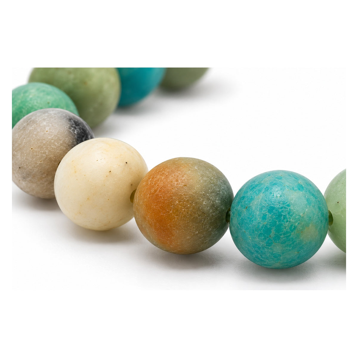 Amazonite Bead Bracelet – Macro bead detail