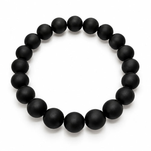 Black Onyx Bead Bracelet – Overhead hero